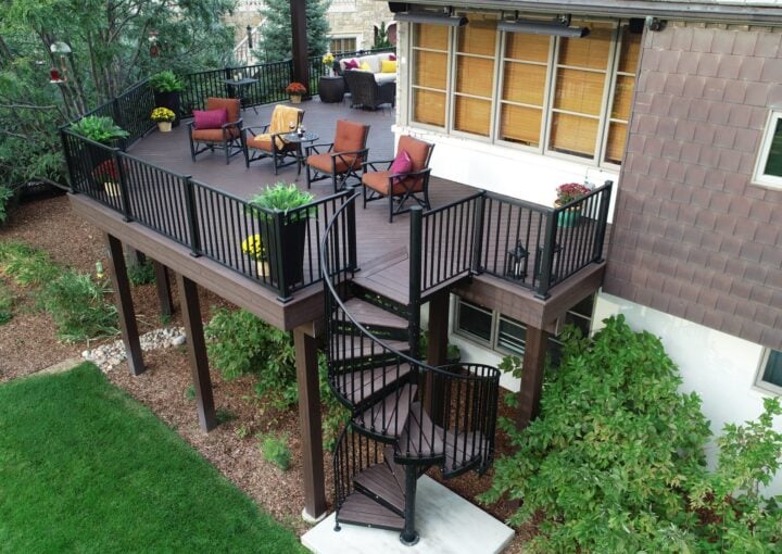 Trex Spiral stairs