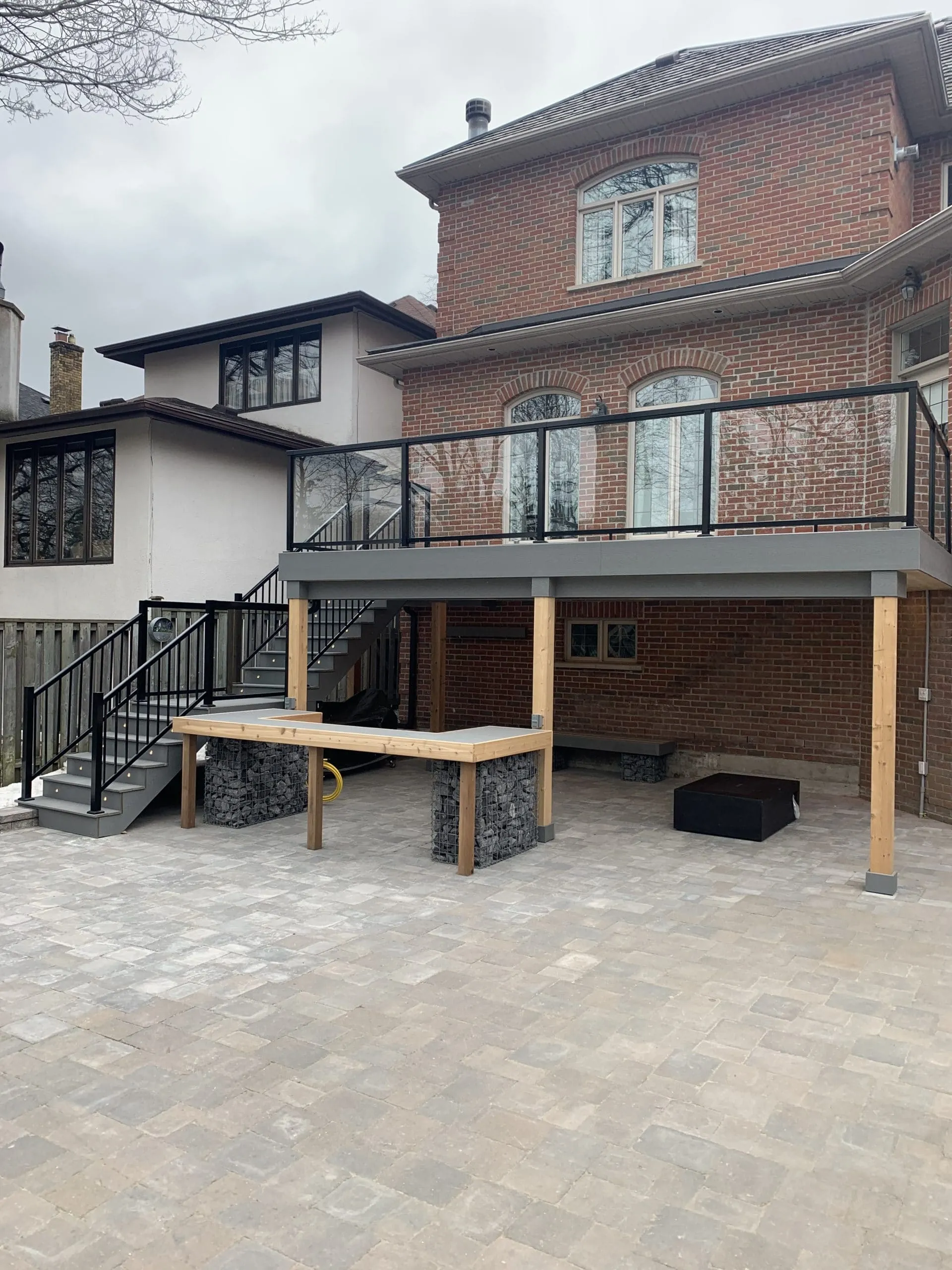 trex deck by green side up contracting