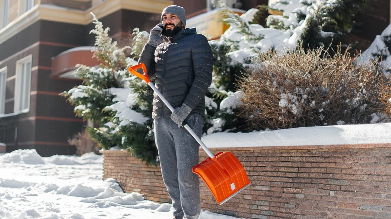 snow removal in front of home
