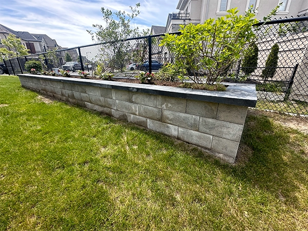 interlock retaining wall garden interlock retaining wall garden