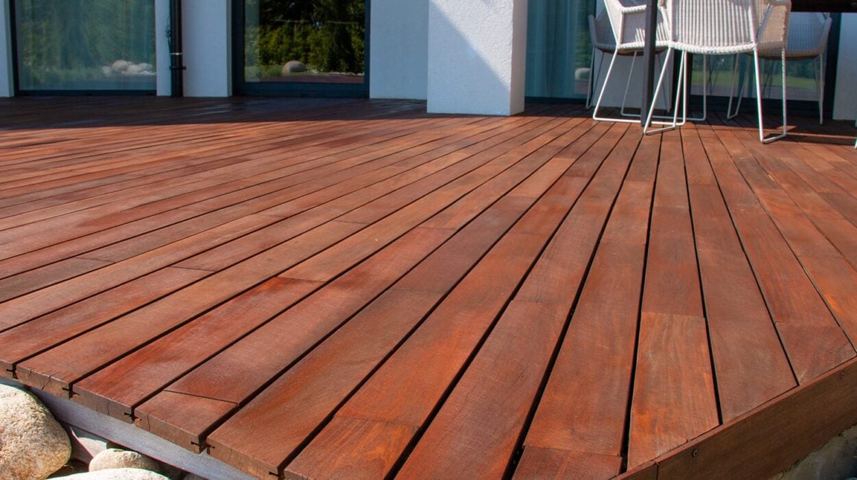 new deck installed on outdoor living space