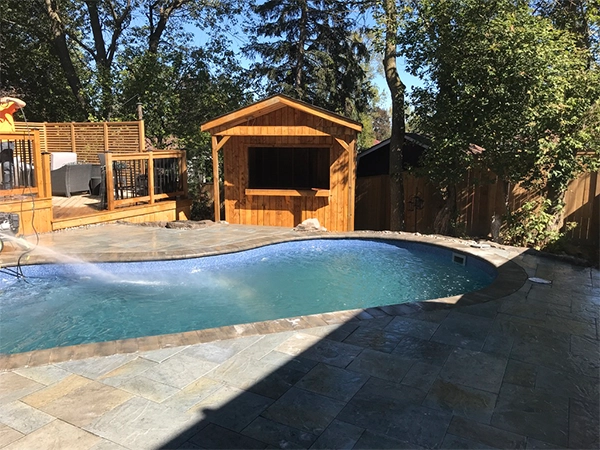 pool final cleaning and refill