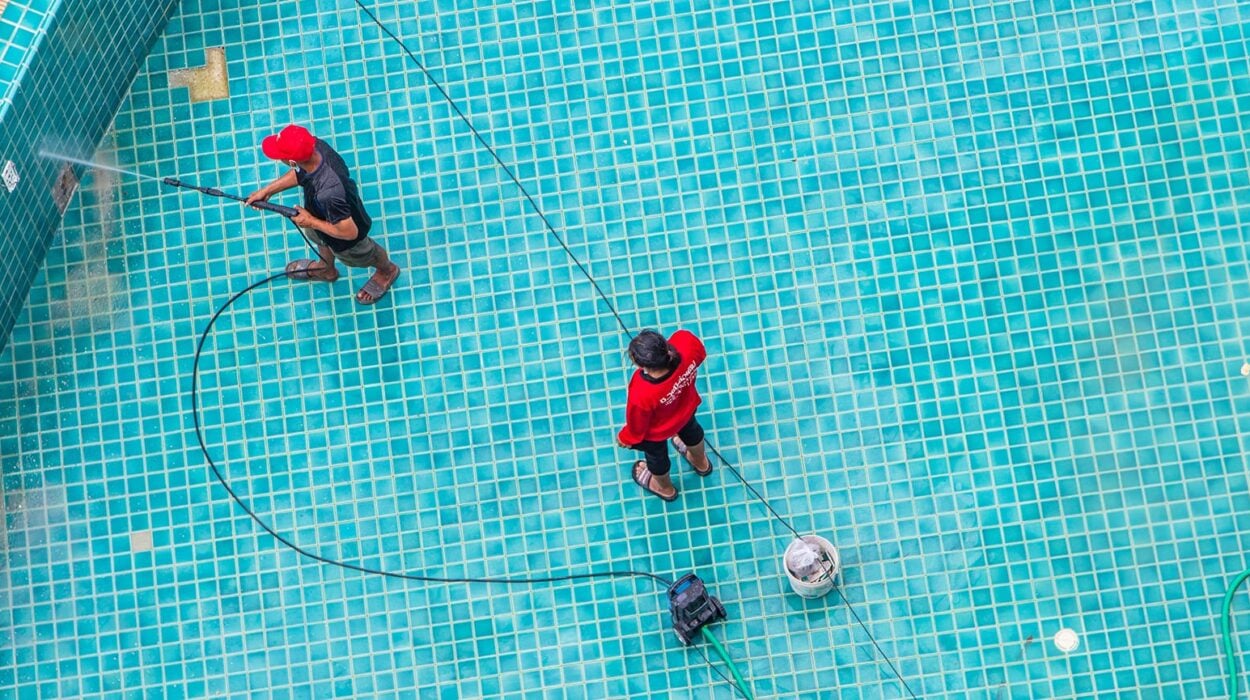 Renovation, restoration, maintenance, repair, and tiling work of a swimming pool