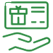 receive a gift card icon