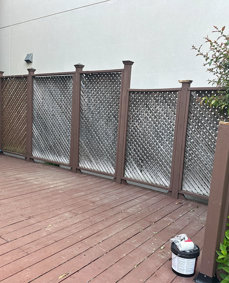 existing pressure-treated deck boards and privacy screens existing pressure-treated deck boards and privacy screens
