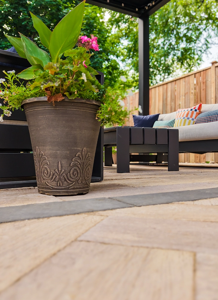 concrete pad