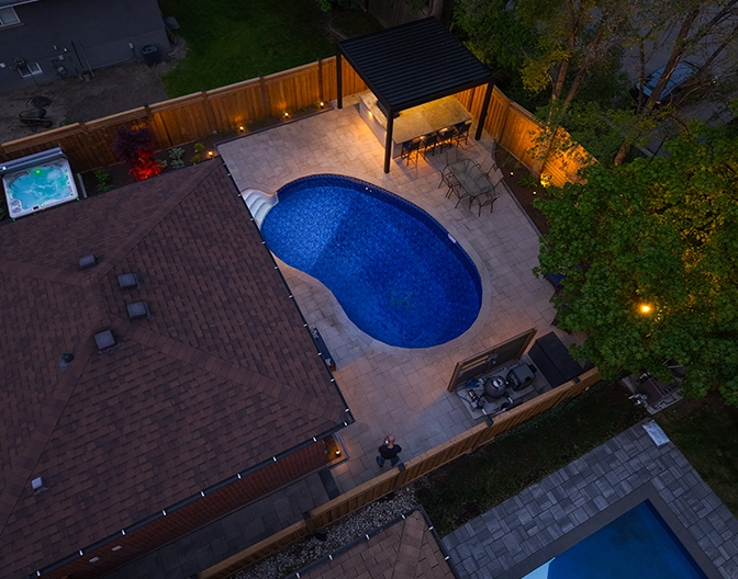 plan the pool as part of your resort