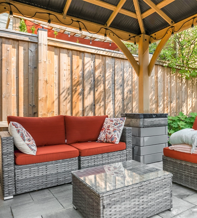 coach's set under gazebo coach's set under gazebo