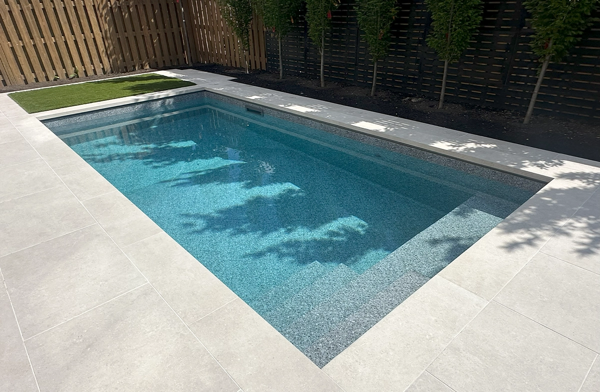 concrete pool and deck