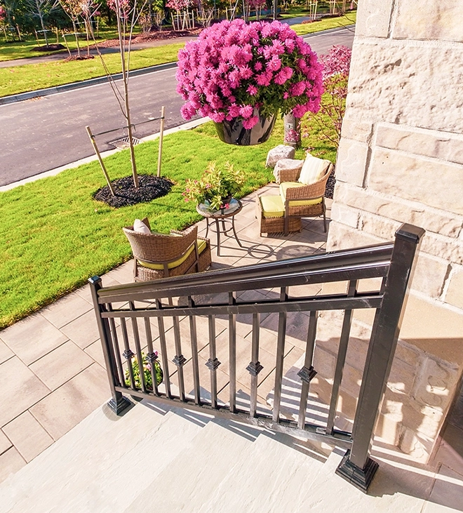 covered the home front porch