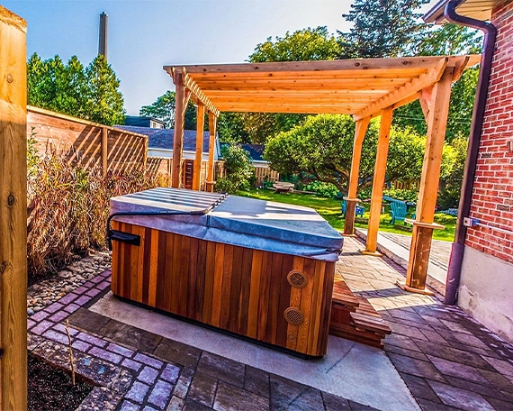 custom carpentry and a hot tub custom carpentry and a hot tub
