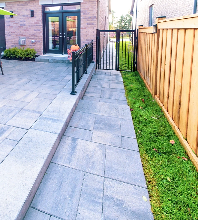 home backyard entrance single gate