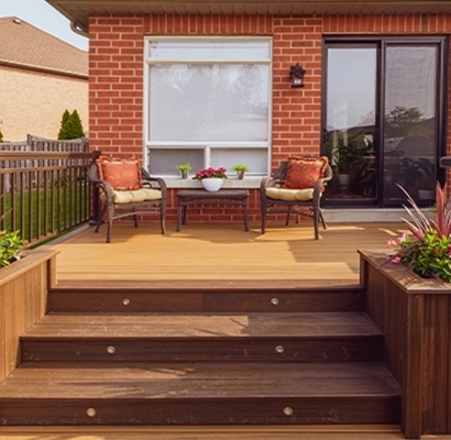 trex decking is an engineered deck material