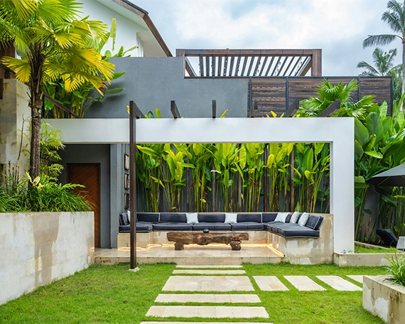 accessory structures image three accessory structure cabana in backyard lawn