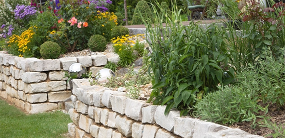 traditional armour stone retaining prevent hold soil erosion