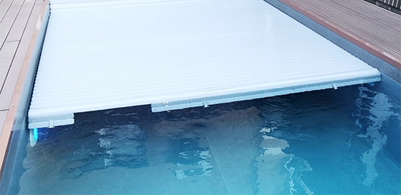 automatic pool cover image six motorize automatic pool cover
