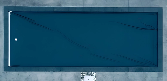 automatic pool cover image two full covered pool with automatic pool cover