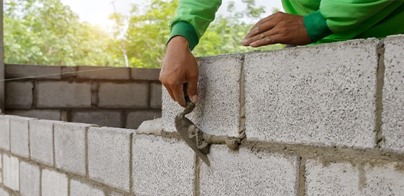 block retaining wall installation