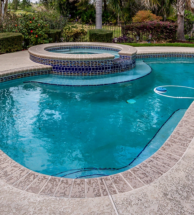 concrete pool durability custom design concrete pool toward garden, pool cleaning process