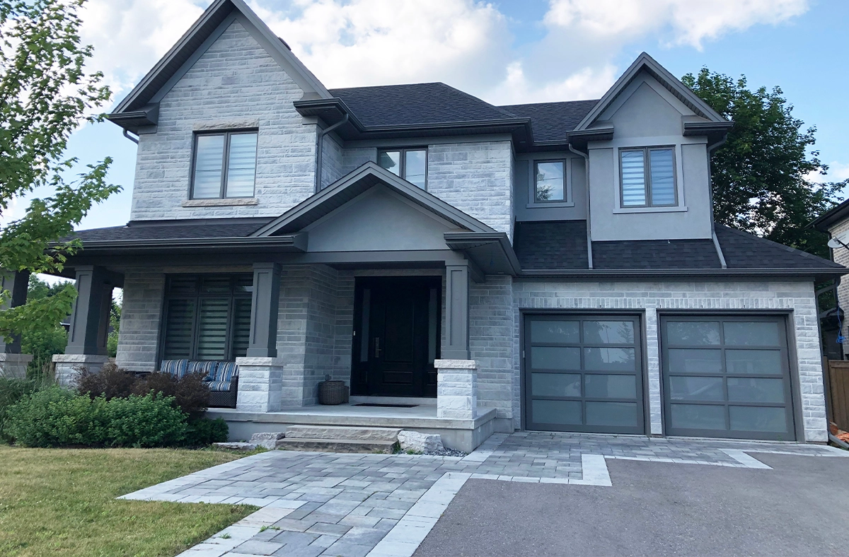 custom design interlocking walkway custom design interlocking walkway front of luxury home