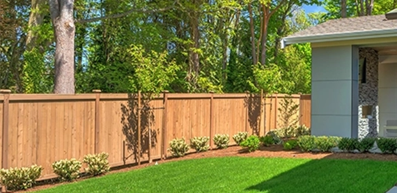 wooden wall for yard