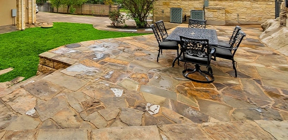 flagstone image four flagstone patio