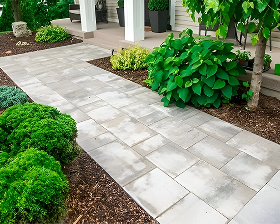 interlocking walkway image five landscape around interlocking walkway