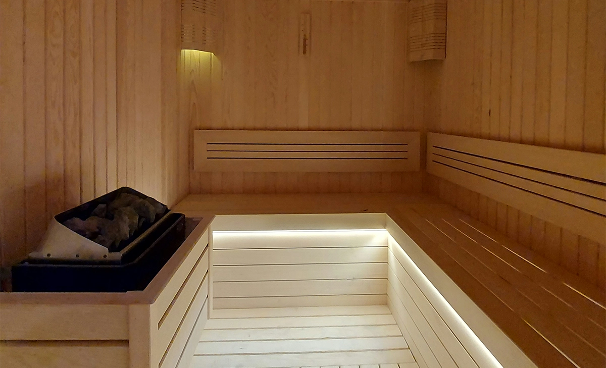 modern outdoor sauna outdoor sauna with lighting feature and heat source