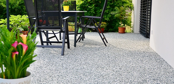 natural stone image six sitting setup on natural stone surface