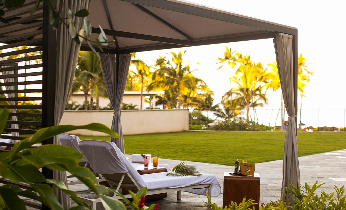 outdoor cabana aesthetic style