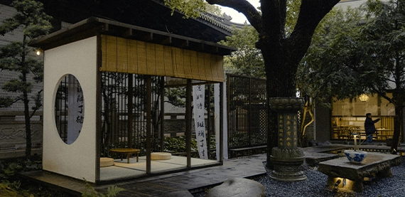 outdoor privacy screen setup