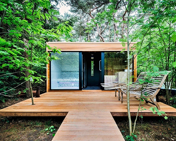 outdoor sauna image seven outdoor sauna with deck and outdoor sitting setup