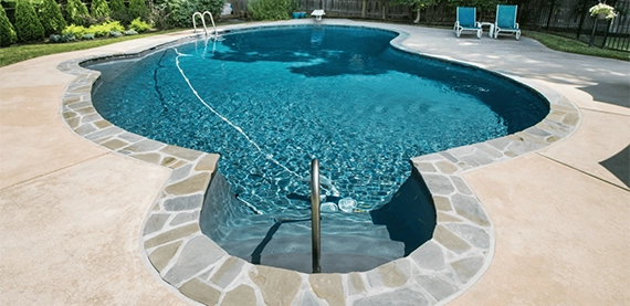 pool copying image four stone work pool coping