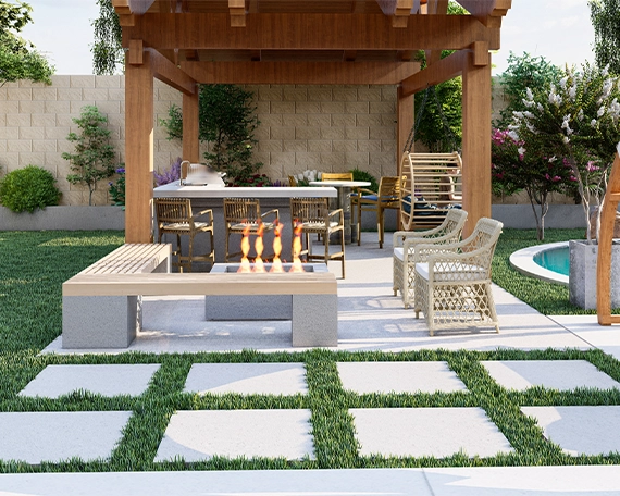 landscape 3d rendering