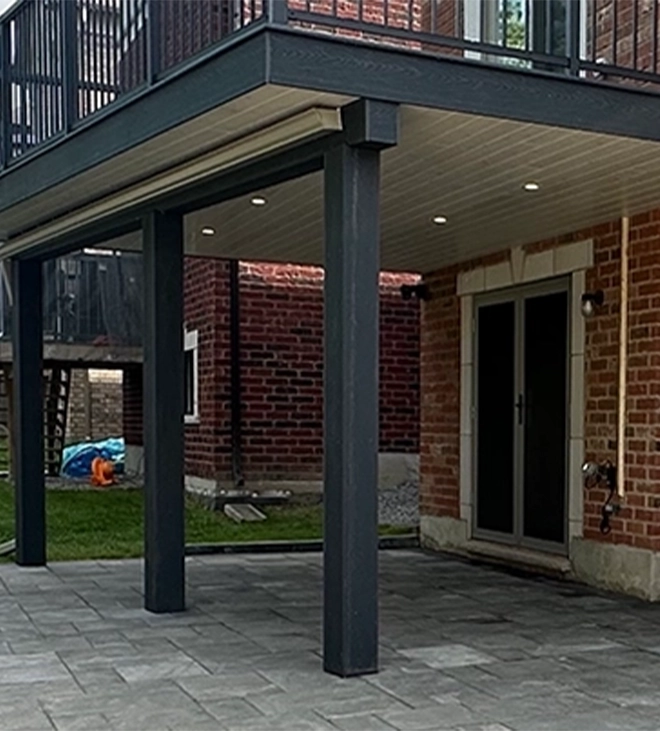 above ground decking