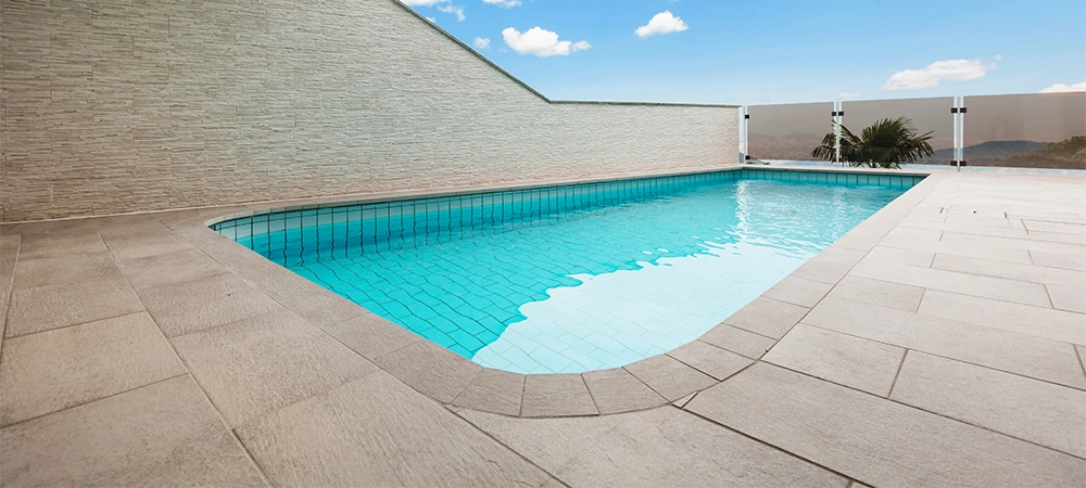 beautiful new apartment building, outdoor, pool view