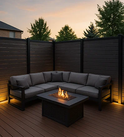 consistent finish with minimal upkeep