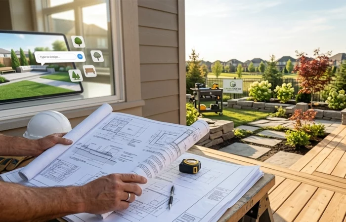 ai landscape and deck design vs professional landscape and deck designer