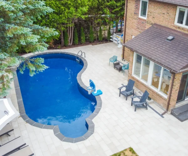 aerial-backyard-pool-patio-hot-tub-overview backyard pool patio overview