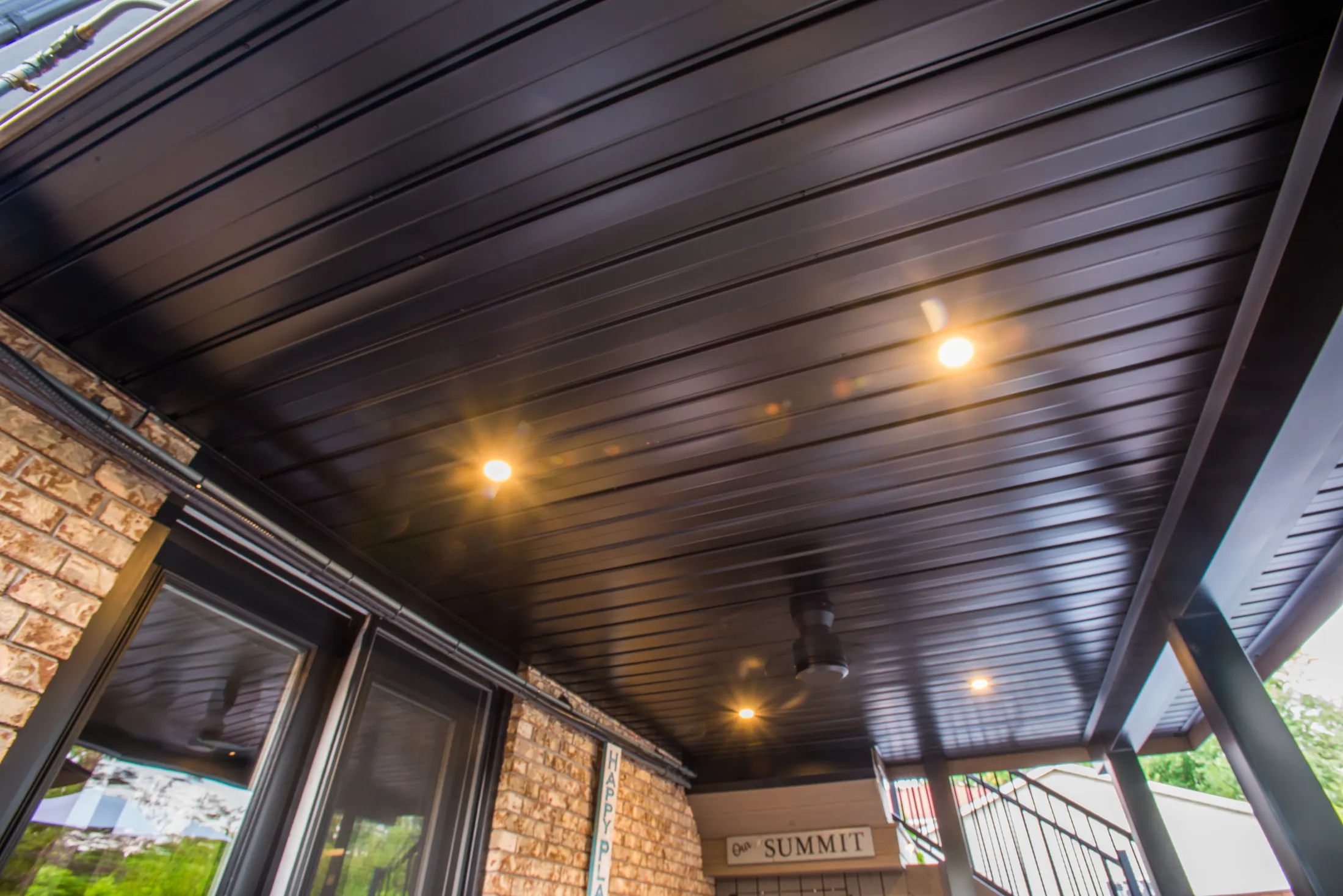 drainage system of a composite deck