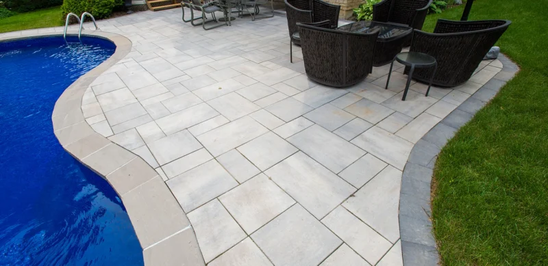 interlocking with patio furniture
